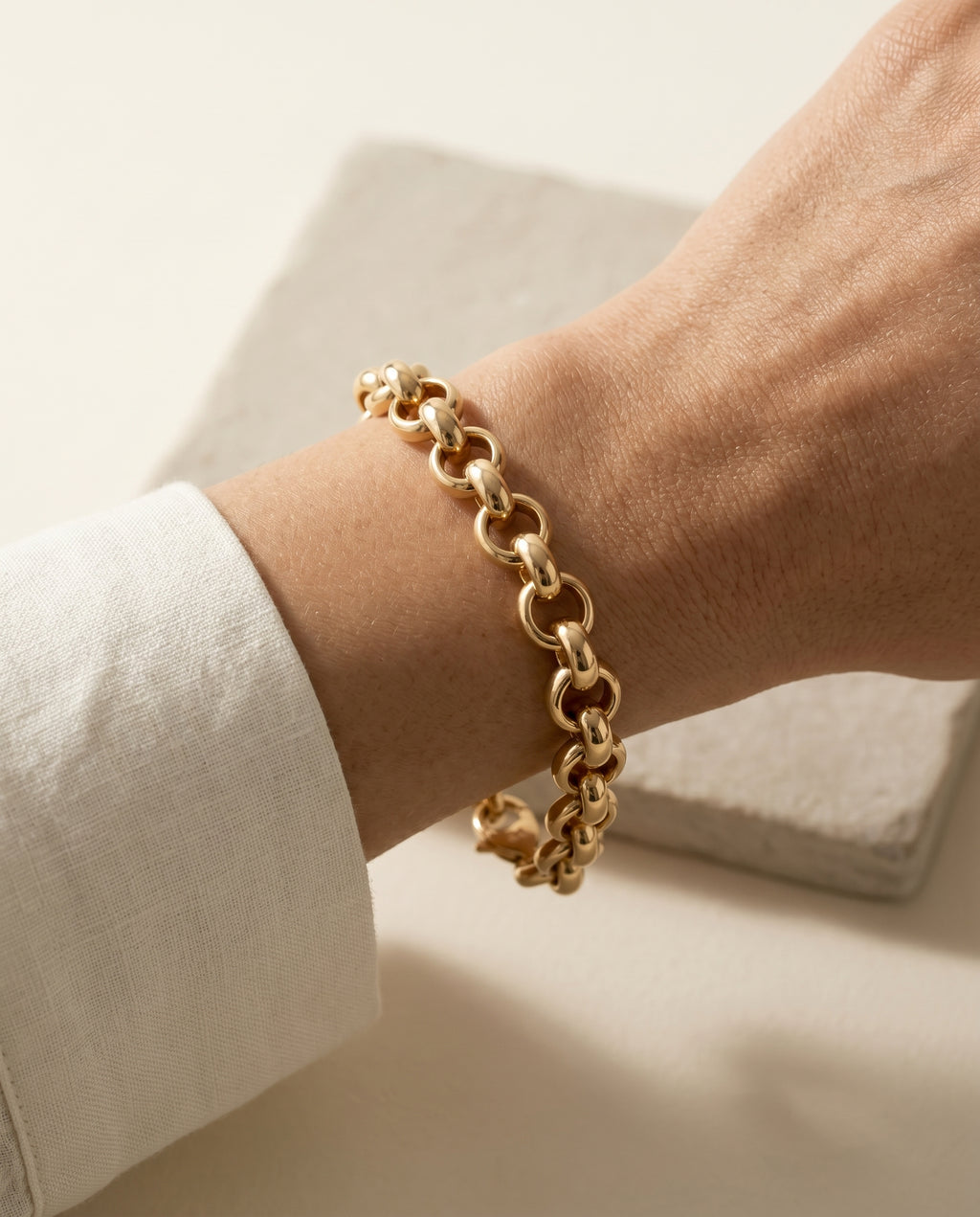 Magnus Belcher Bracelet · on-model