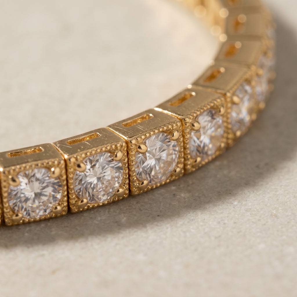 Sirène Tennis Bracelet · detail