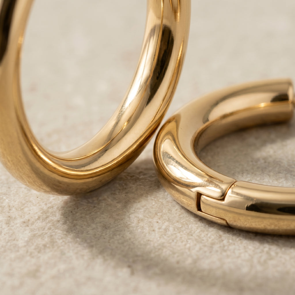 Capri Gold Hoops · detail