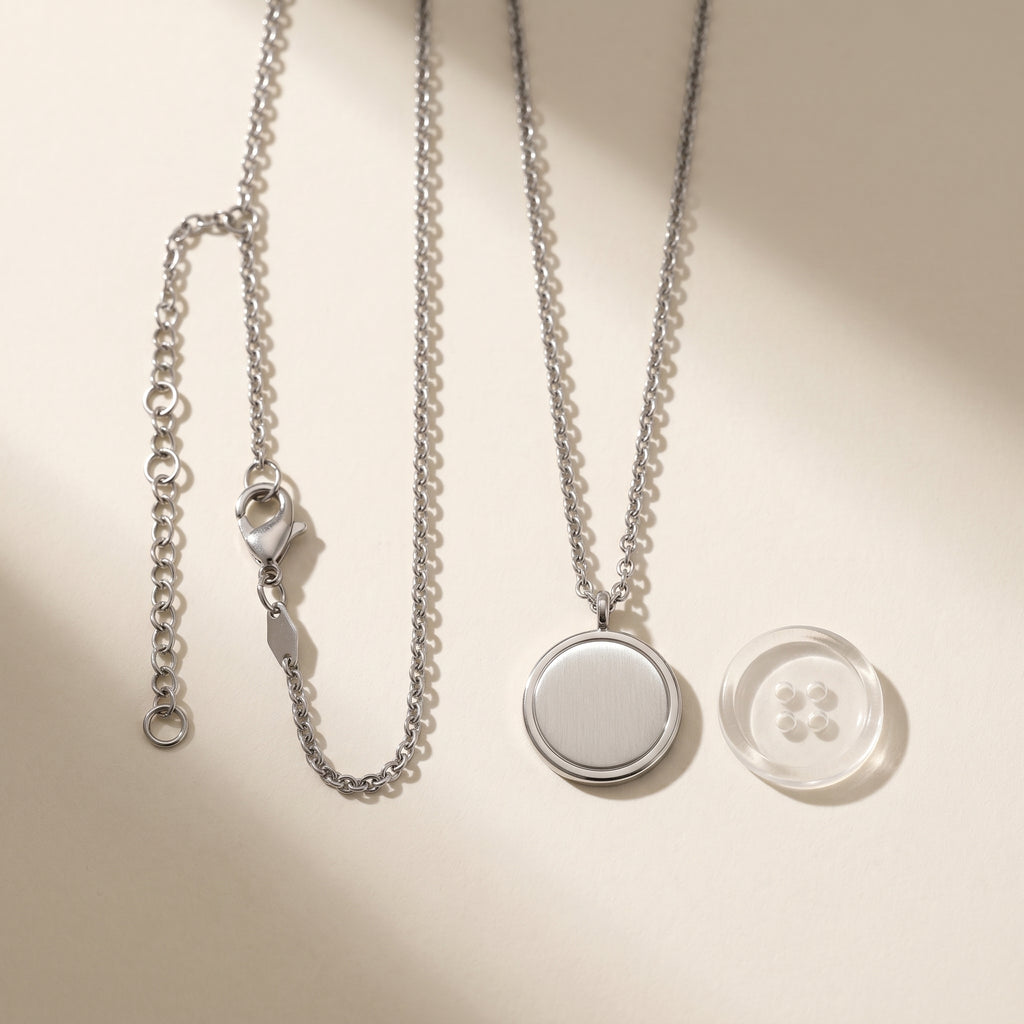 Orbit Pendant Necklace · scale