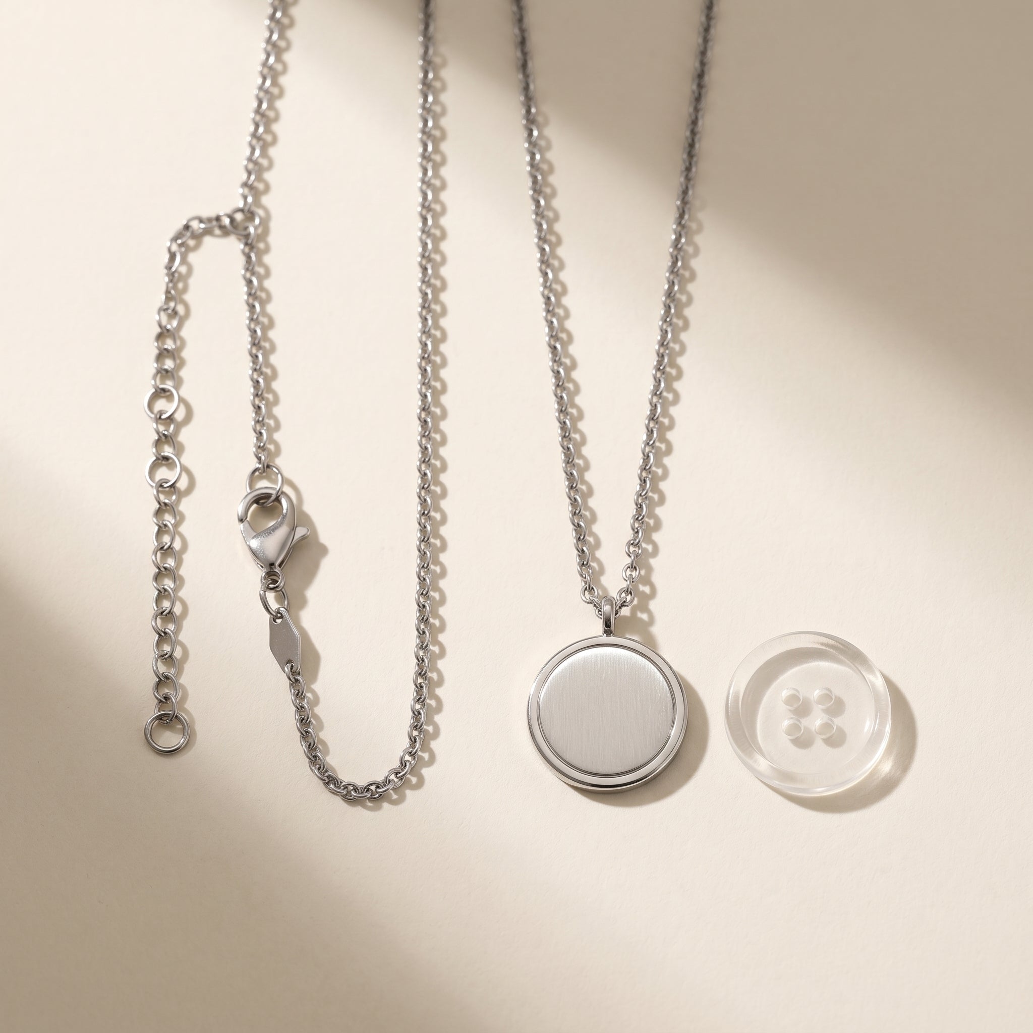 Orbit Pendant Necklace · scale