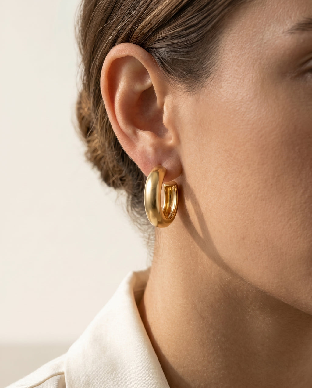 Dôme Chunky Hoops · on-model