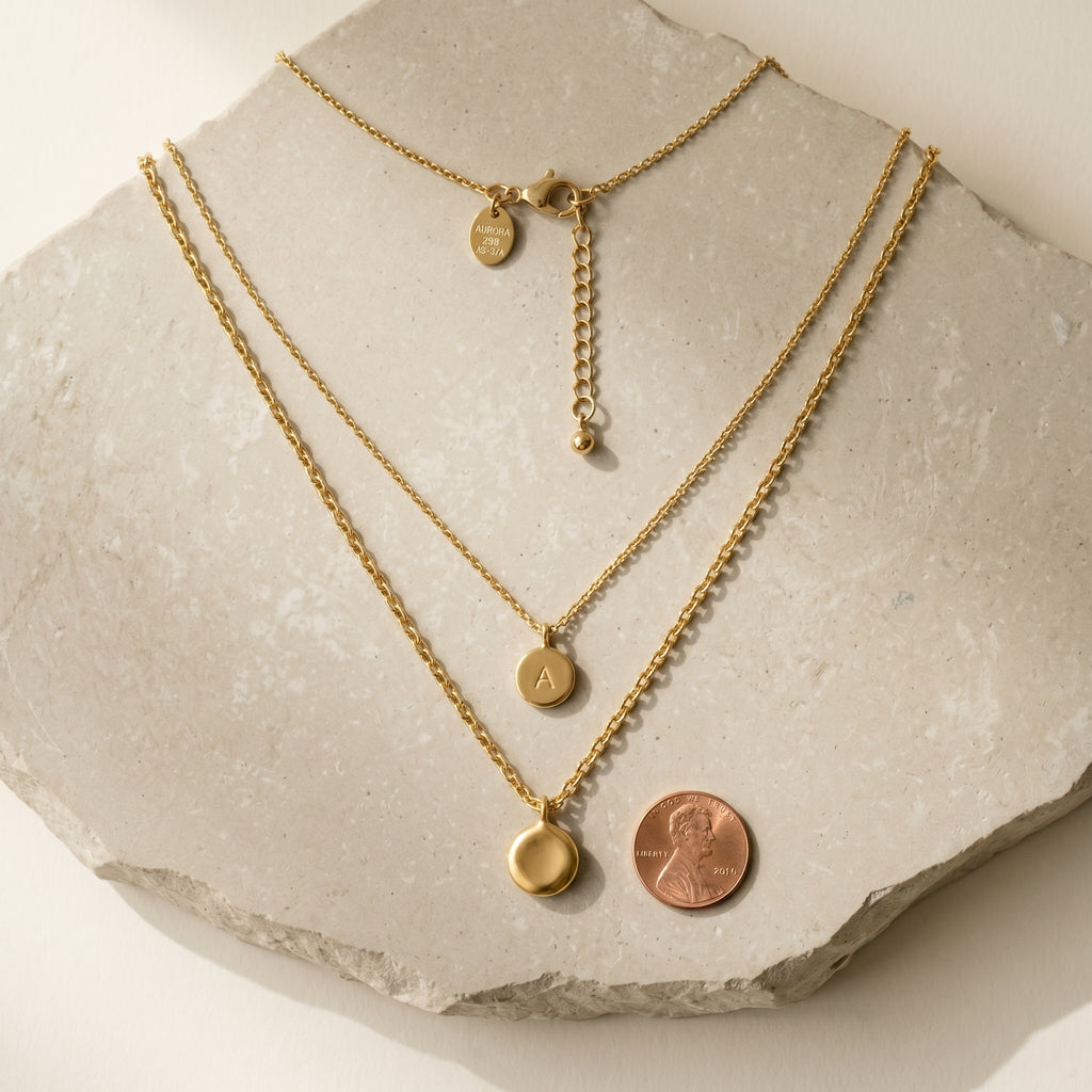 Aurore Layered Necklace · scale