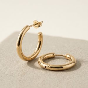 Capri Gold Hoops · main